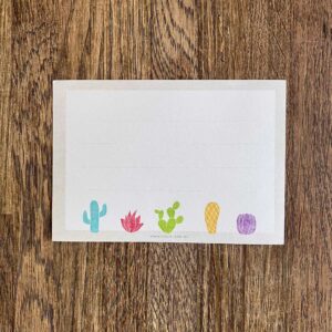 A7 Adresstickers Cactussen