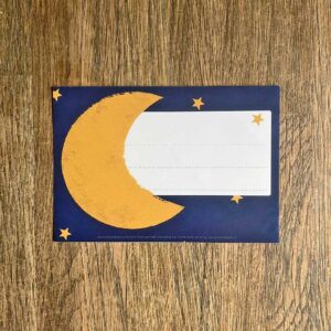 A7 Adresstickers Maan en Sterren