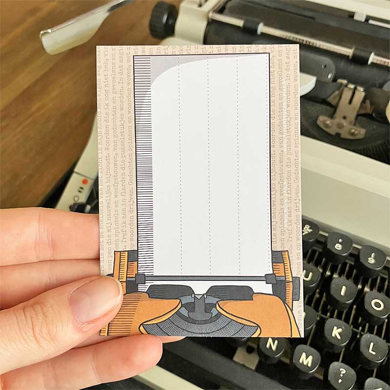 A7 Adresstickers Typemachine - Afbeelding 3