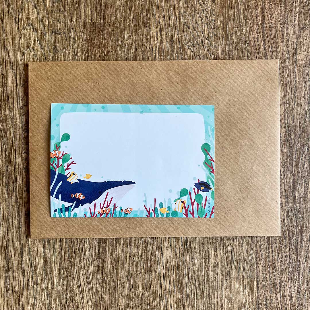 A7 Adresstickers Walvis - Afbeelding 3