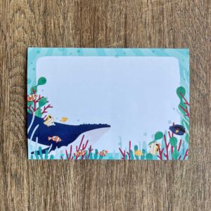 A7 Adresstickers Walvis
