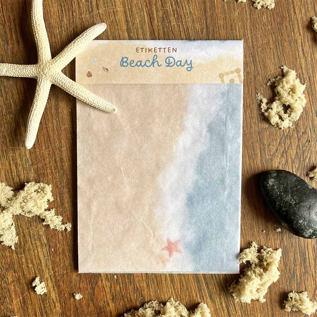 A7 Adresstickers Strand - Afbeelding 4