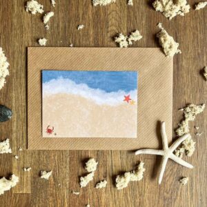 A7 Adresstickers Strand