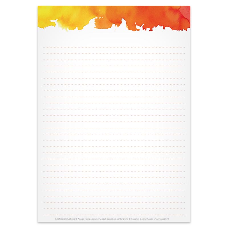 A5 Briefpapier IJsjes - Afbeelding 4