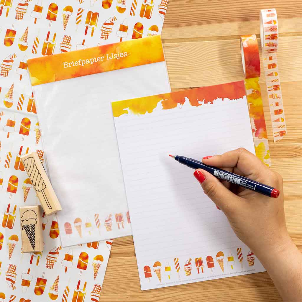 A5 Briefpapier IJsjes - Afbeelding 5