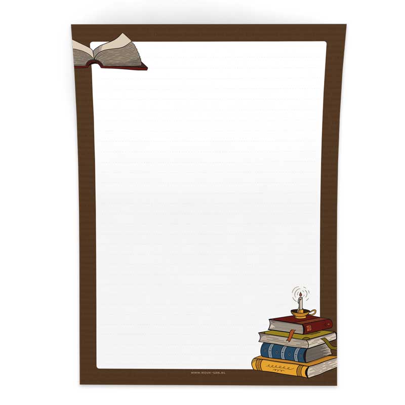 Pre-order: A5 Briefpapier Lezen en Schrijven - Afbeelding 3