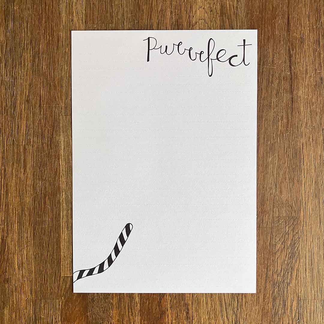 Interessepeiling: A5 Briefpapier Purrrfect