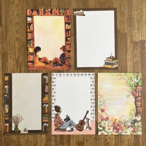 Briefpapierset Boeken
