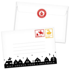 pre order: c6 enveloppen sinterklaas post