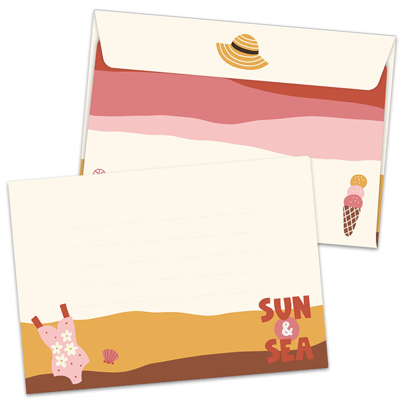 C6 Enveloppen Summer Vacation - Afbeelding 2