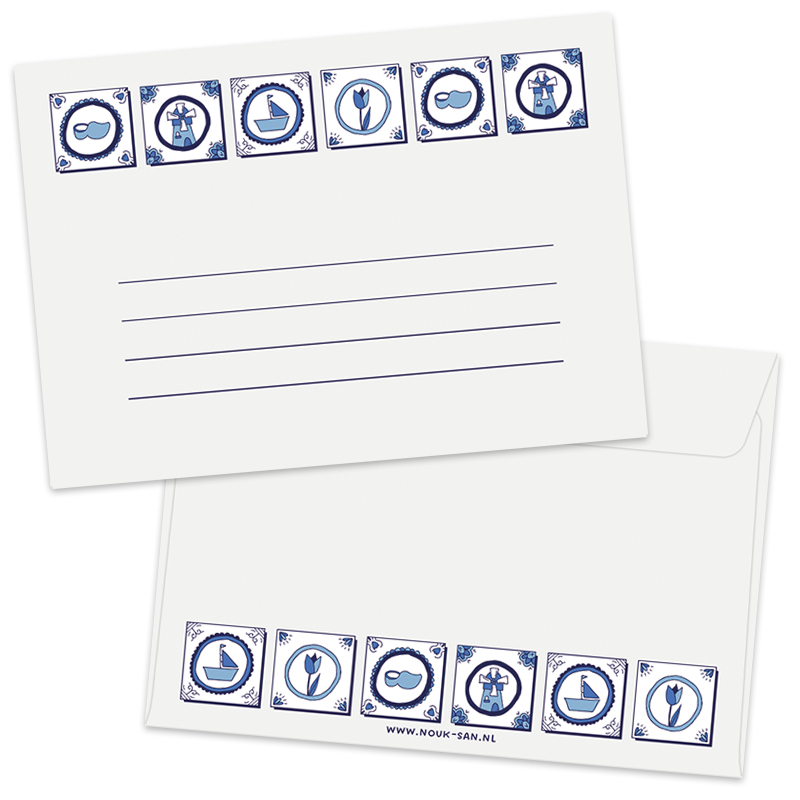 Interessepeiling: C6 Enveloppen Delftsblauw