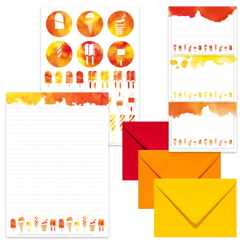 Postpapier IJsjes - Afbeelding 2