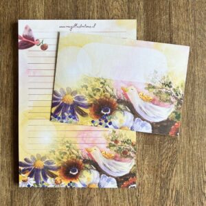 Postpapier Zonnegroet