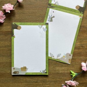 A5 Briefpapier Picknick in Park