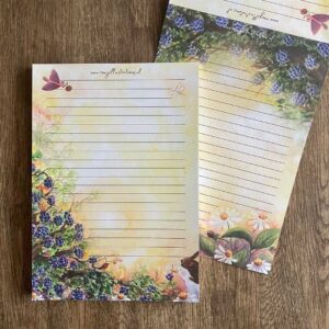 A5 Briefpapier Bessen in de Zon