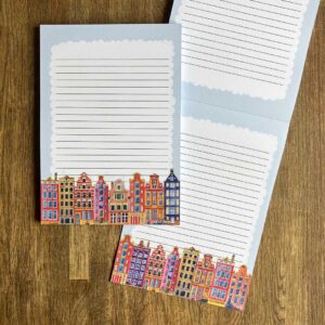 A5 Briefpapier Buildings of Amsterdam