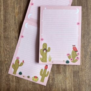 A5 Briefpapier Cacti