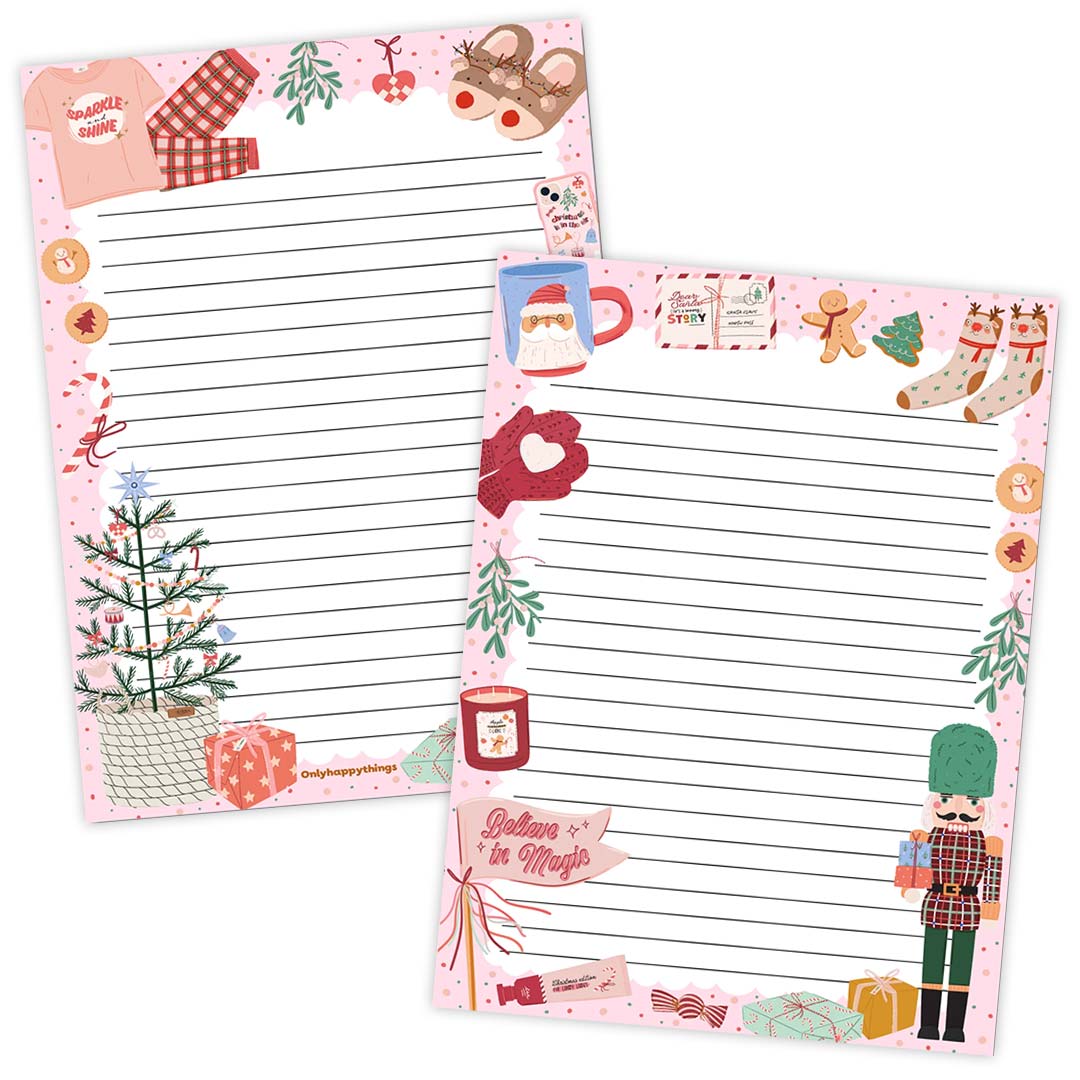 A5 Briefpapier Christmas Things - Afbeelding 2