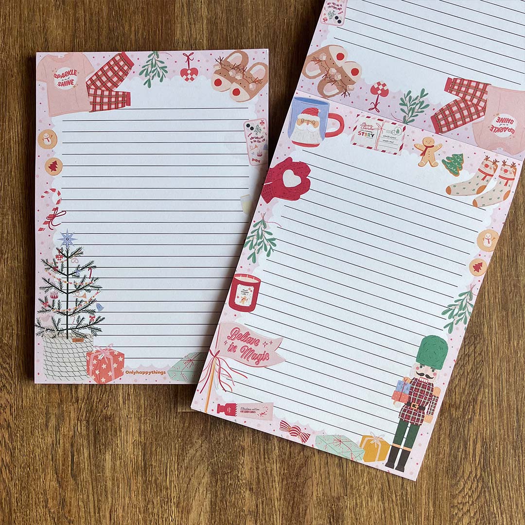 A5 Briefpapier Christmas Things