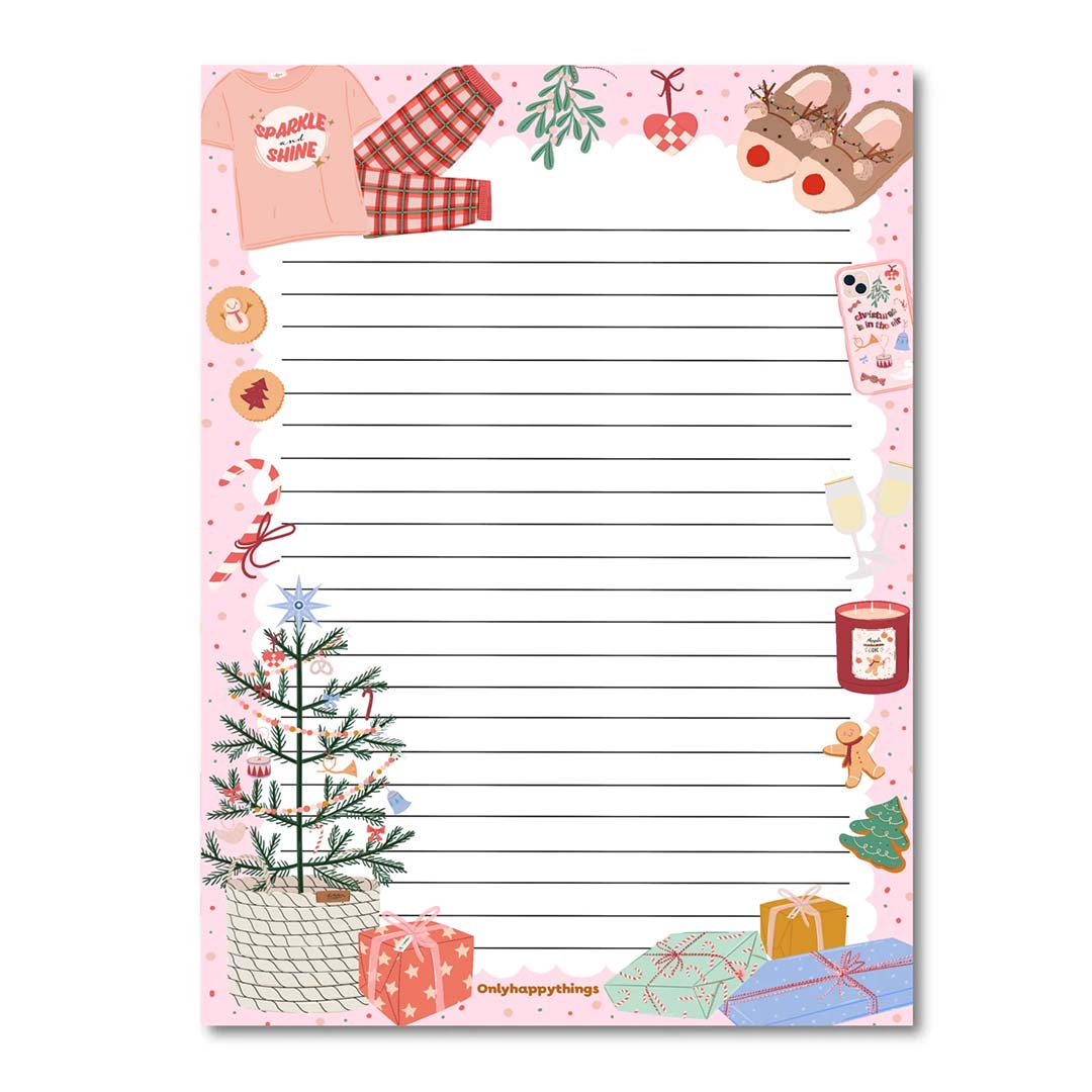 A5 Briefpapier Christmas Things - Afbeelding 3
