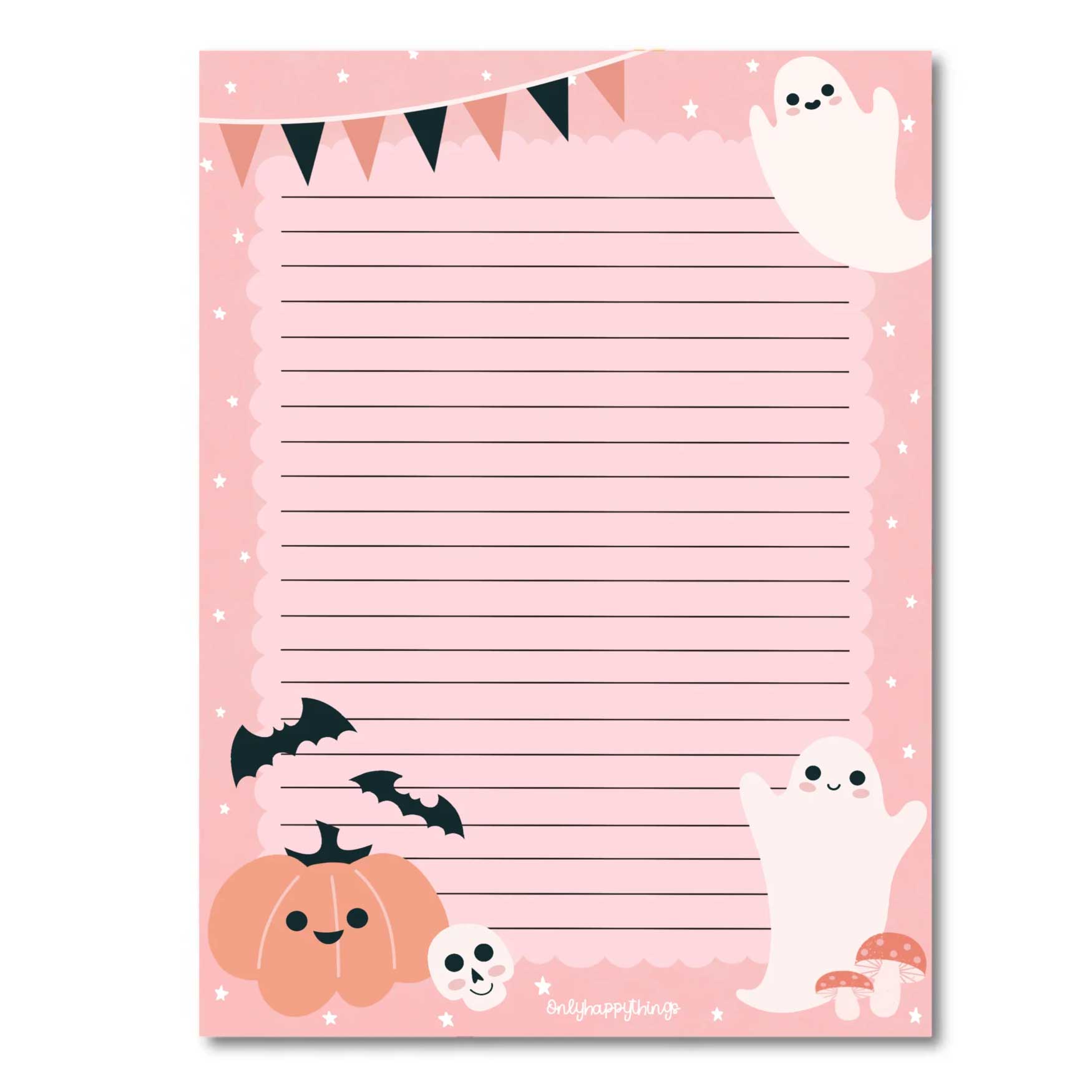 A5 Briefpapier Cute Halloween - Afbeelding 3