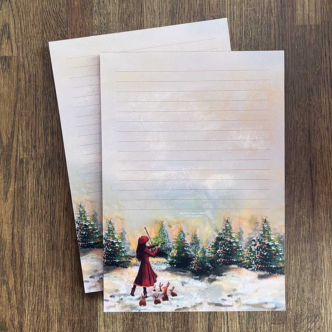 A5 Briefpapier De Violist