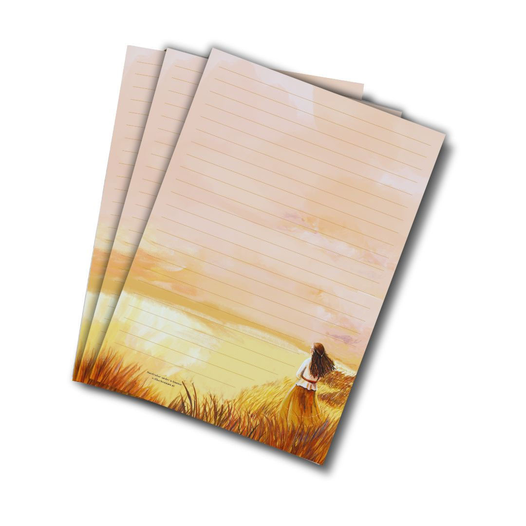 A5 Briefpapier Door de Velden - Afbeelding 2