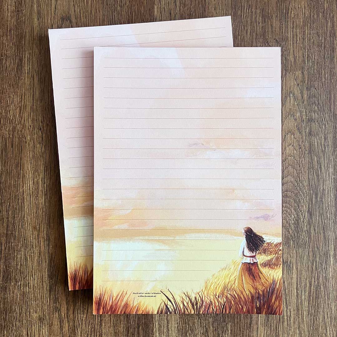 A5 Briefpapier Door de Velden