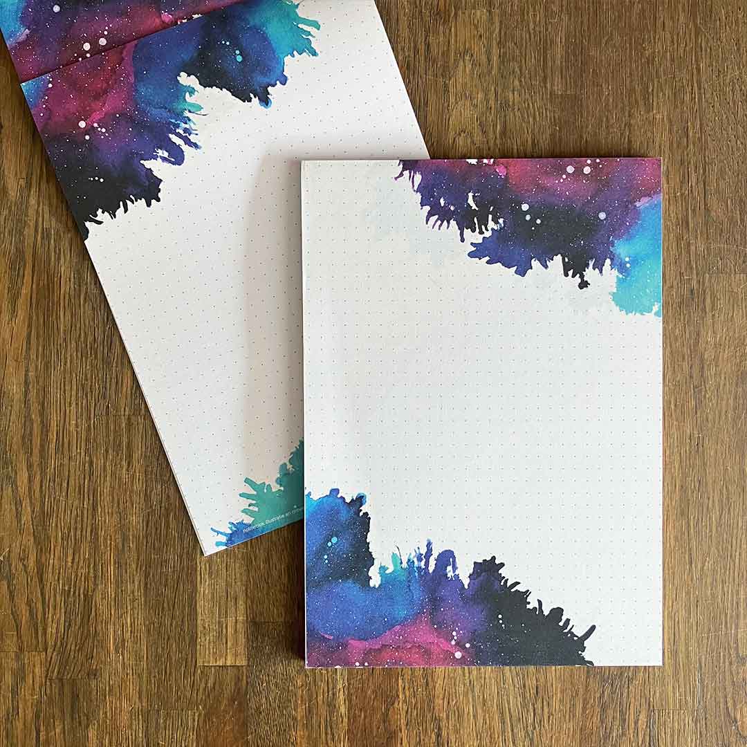 A5 Briefpapier Galaxy