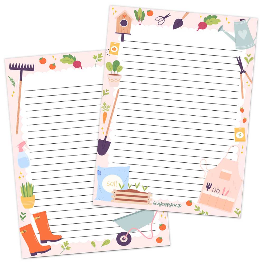 A5 Briefpapier Green Thumb Delights - Afbeelding 2
