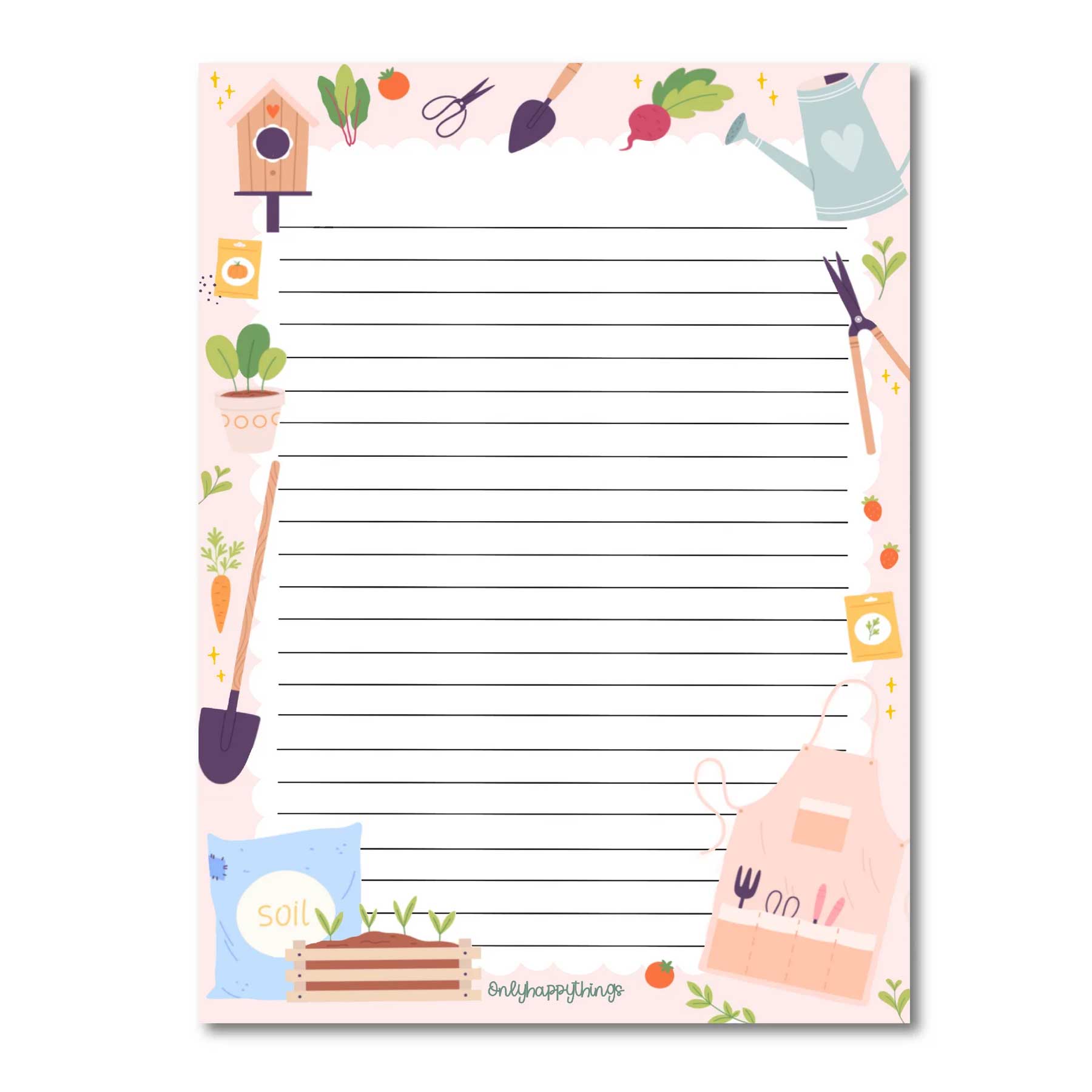 A5 Briefpapier Green Thumb Delights - Afbeelding 3