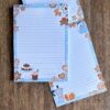 a5 briefpapier kerst eten en drinken