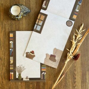 A5 Briefpapier Knus Leeshoekje