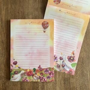 A5 Briefpapier Lentegloed