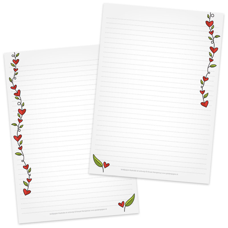 Interessepeiling: A5 Briefpapier Natuurliefde
