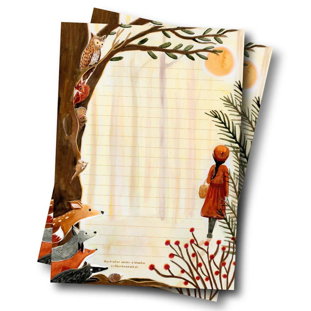 A5 Briefpapier Never Alone - Afbeelding 2