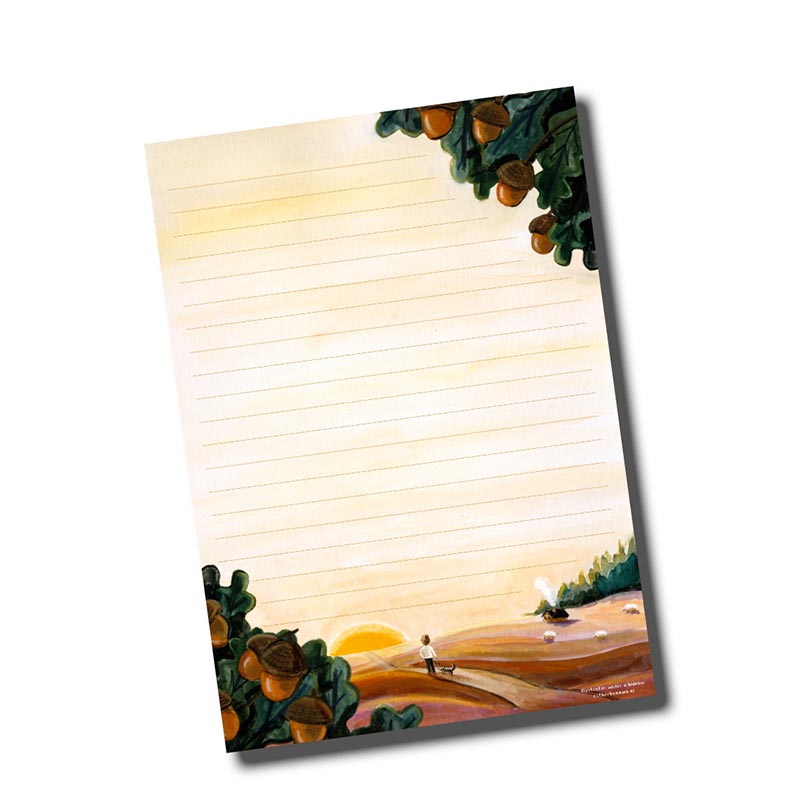 A5 Briefpapier Over De Heide - Afbeelding 2
