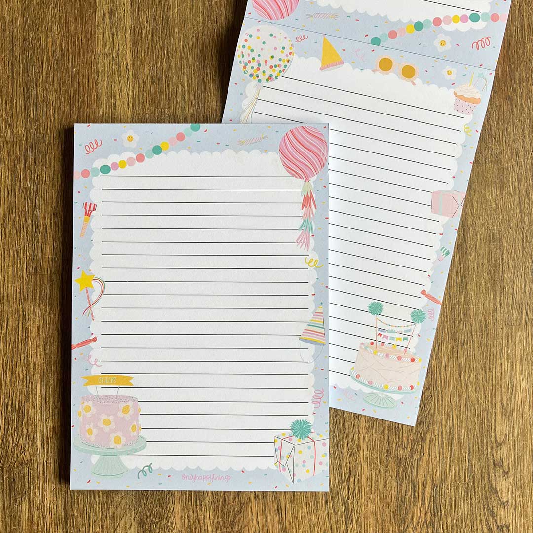 A5 Briefpapier Party Time
