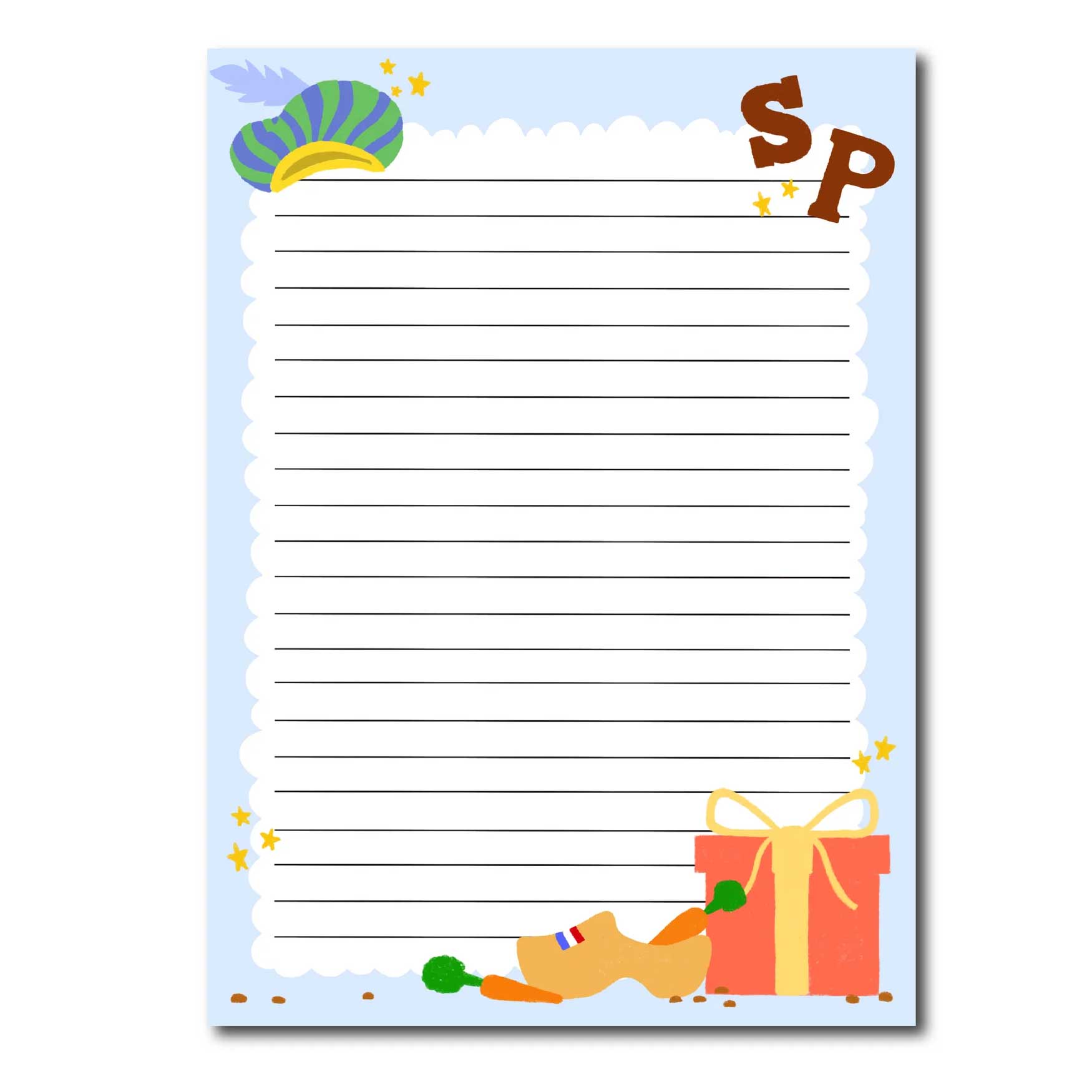 A5 Briefpapier Sint - Afbeelding 4