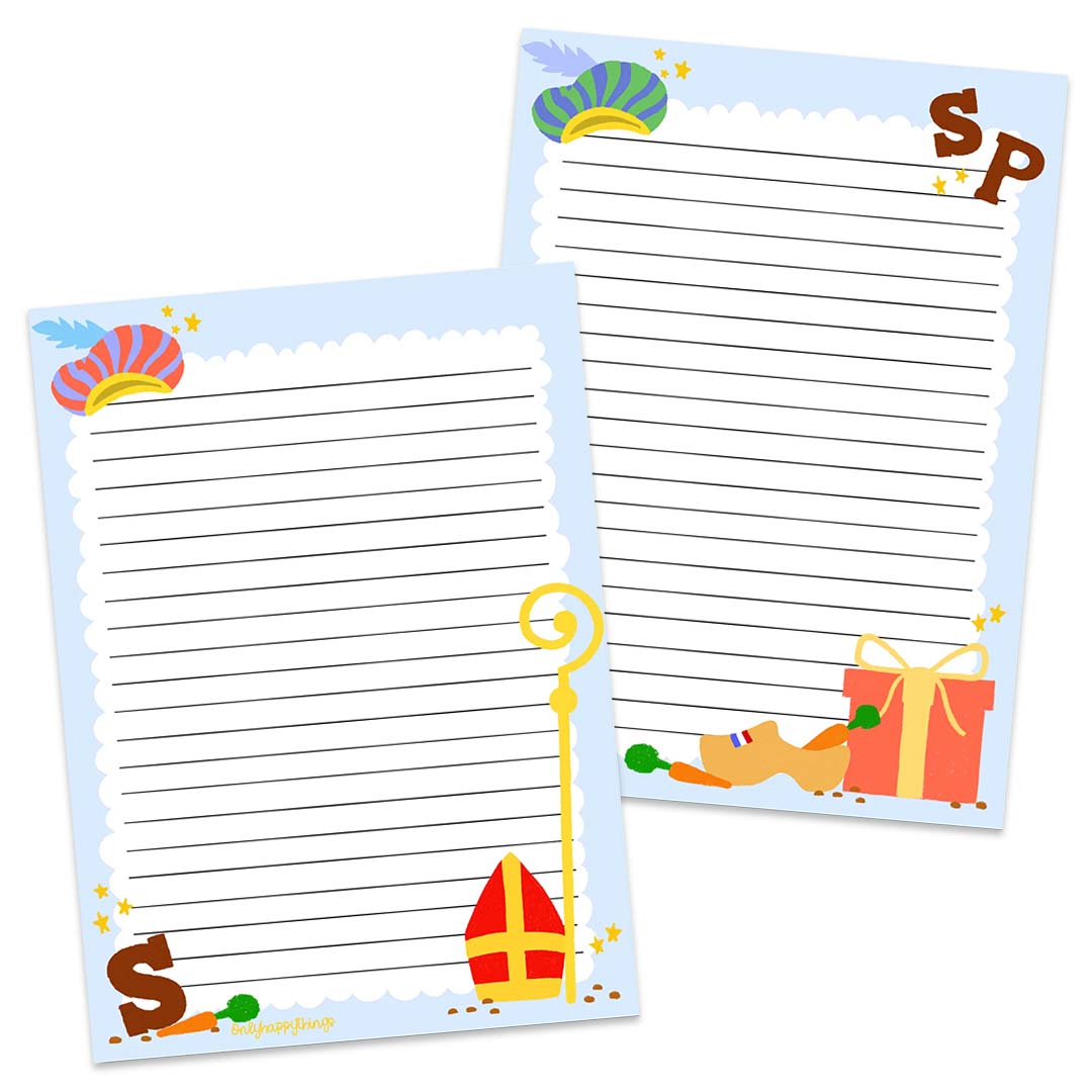 A5 Briefpapier Sint - Afbeelding 2