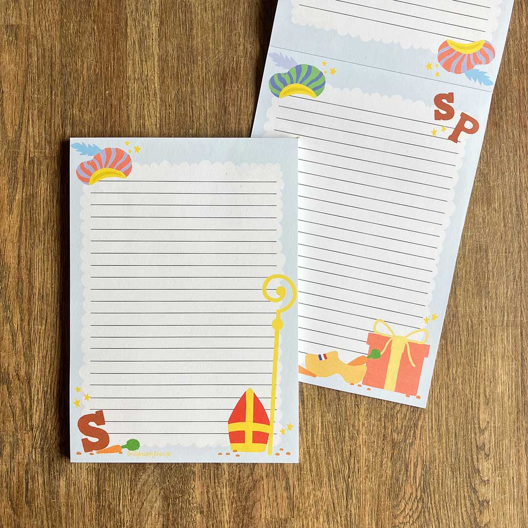 A5 Briefpapier Sint