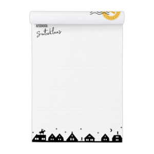 a5 briefpapier sinterklaas post