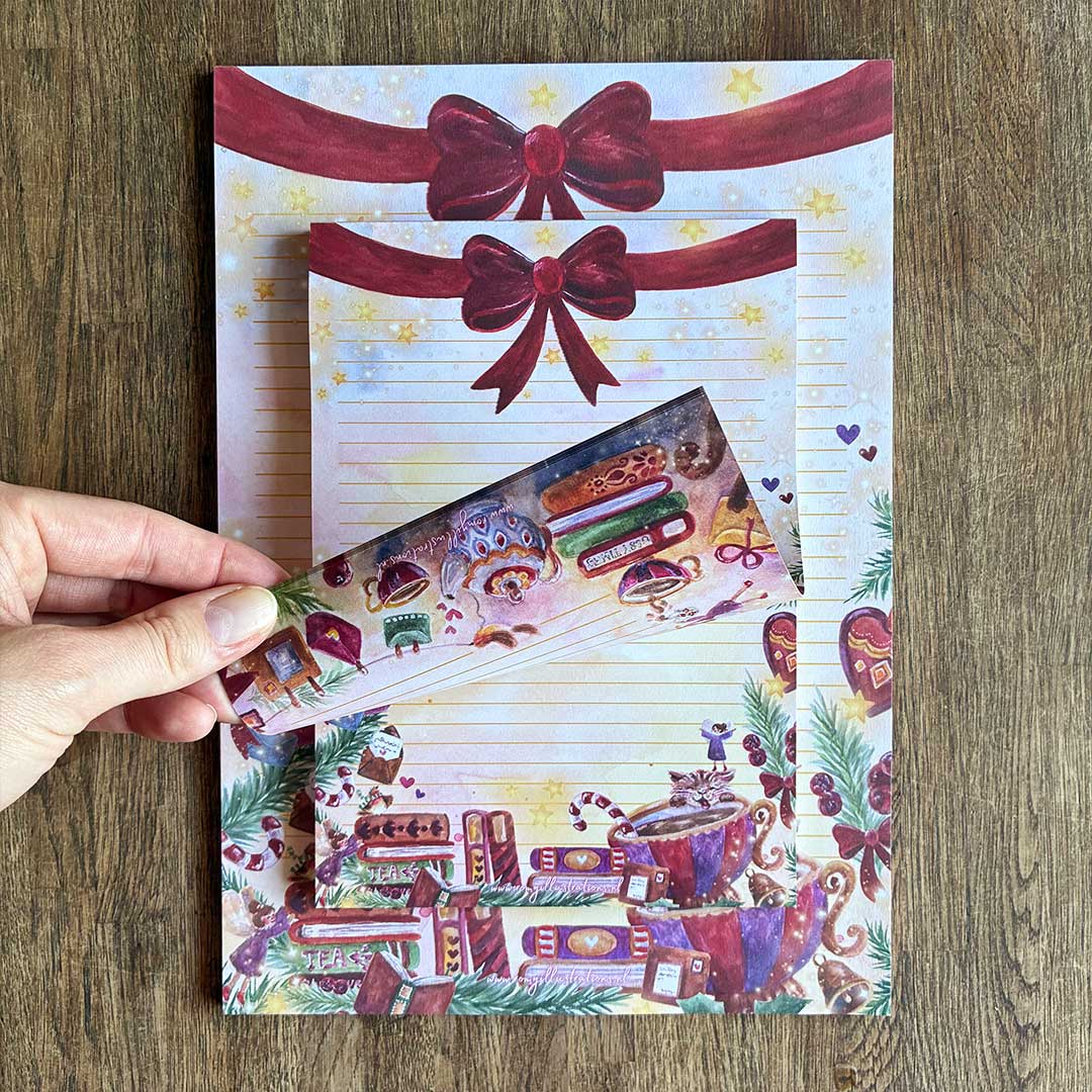 a4 + a5 briefpapier whimsical bookfairy
