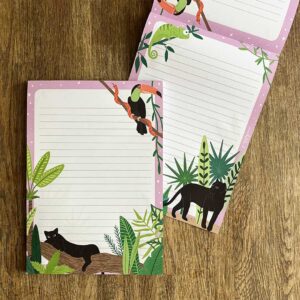 A5 Briefpapier Zwarte Panters