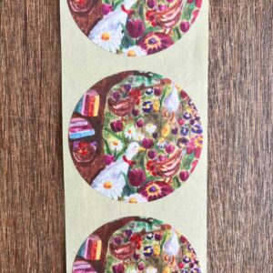 Sluitzegels Boeken en Bloemen